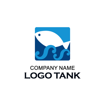 釣り堀、水族館におすすめのロゴ