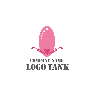 ピンクのネイルチップロゴマーク ネイル / サロン / チップ / ピンク / 美容 / 爪 / ロゴ / デザイン / ブランド /,ロゴタンク,ロゴ,ロゴマーク,作成,制作
