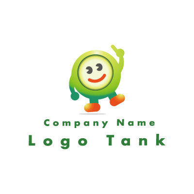 ポップなキャラクターのロゴ ロゴタンク 企業 店舗ロゴ シンボルマーク格安作成販売