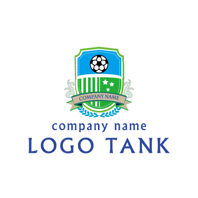 サッカーのエンブレム ロゴ ロゴタンク 企業 店舗ロゴ シンボルマーク格安作成販売