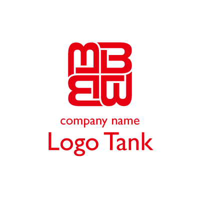 4つのbのロゴマーク ロゴタンク 企業 店舗ロゴ シンボルマーク格安