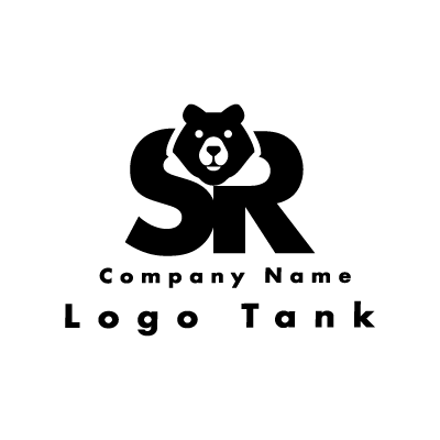 熊とSR 熊 / S / R / シンプル / ポップ / クリニック / 建築 / 建設 / IT / 擬人化 / ネット / ショップ /,ロゴタンク,ロゴ,ロゴマーク,作成,制作
