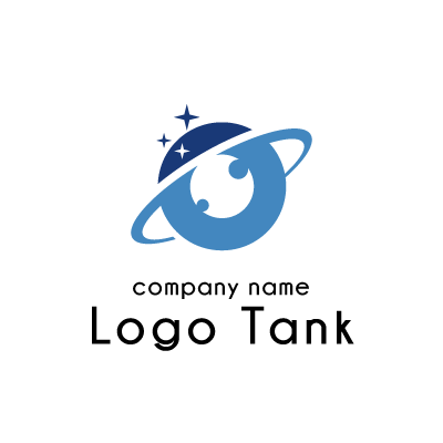 惑星をイメージのロゴ
