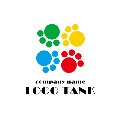 肉球を含んだロゴ ロゴデザインの無料リクエスト ロゴタンク