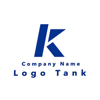 シンプルなKのロゴ 単色 / K / シンプル / モダン / 建築 / 建設 / 製造 / IT / 擬人化 / ネット / flame /,ロゴタンク,ロゴ,ロゴマーク,作成,制作