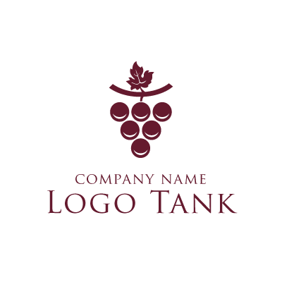 高級ぶどうのロゴマークをお願いします ロゴデザインの無料リクエスト ロゴタンク