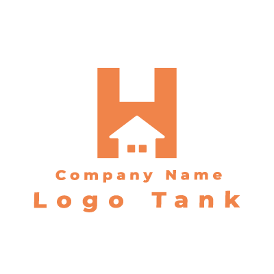 Hと家のロゴ