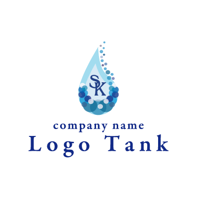 sとkの水のロゴ