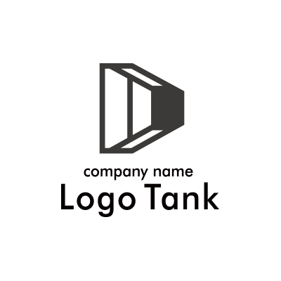 立体的なシンプルのロゴ