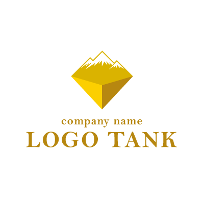 山脈をイラストにしたロゴマーク ロゴタンク 企業 店舗ロゴ シンボルマーク格安作成販売