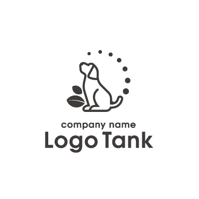 犬・植物のロゴ