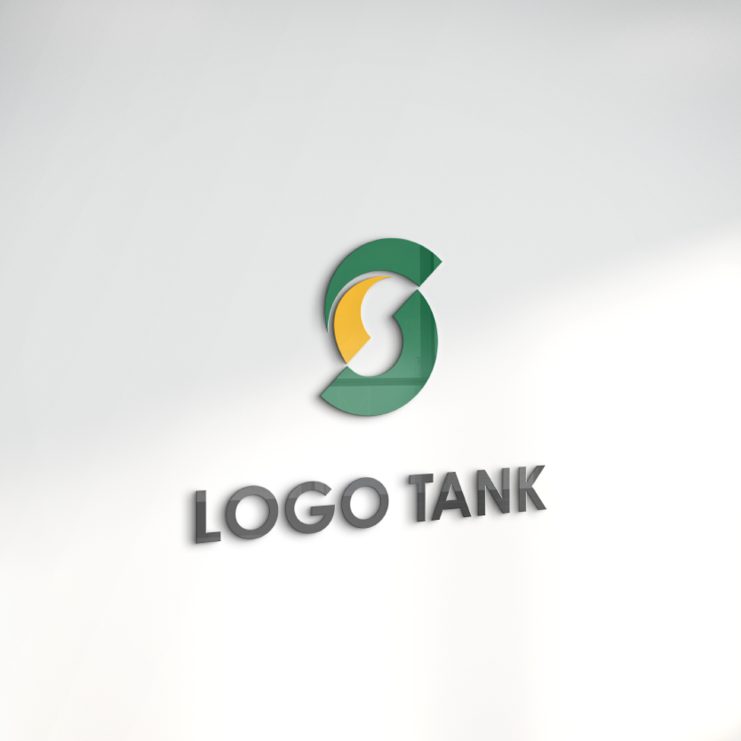 渦巻き状のSのロゴ   S / アルファベット / 渦巻き / 緑 / 黄 / インパクト / スポーツ / 運送 / モダン /,ロゴタンク,ロゴ,ロゴマーク,作成,制作