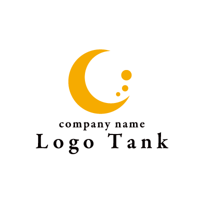 シンプルでオシャレ感のある「C」モチーフのロゴ C / 月 / 明るい / ナイトワーク / 飲食 / シンプル / フラットデザイン /,ロゴタンク,ロゴ,ロゴマーク,作成,制作