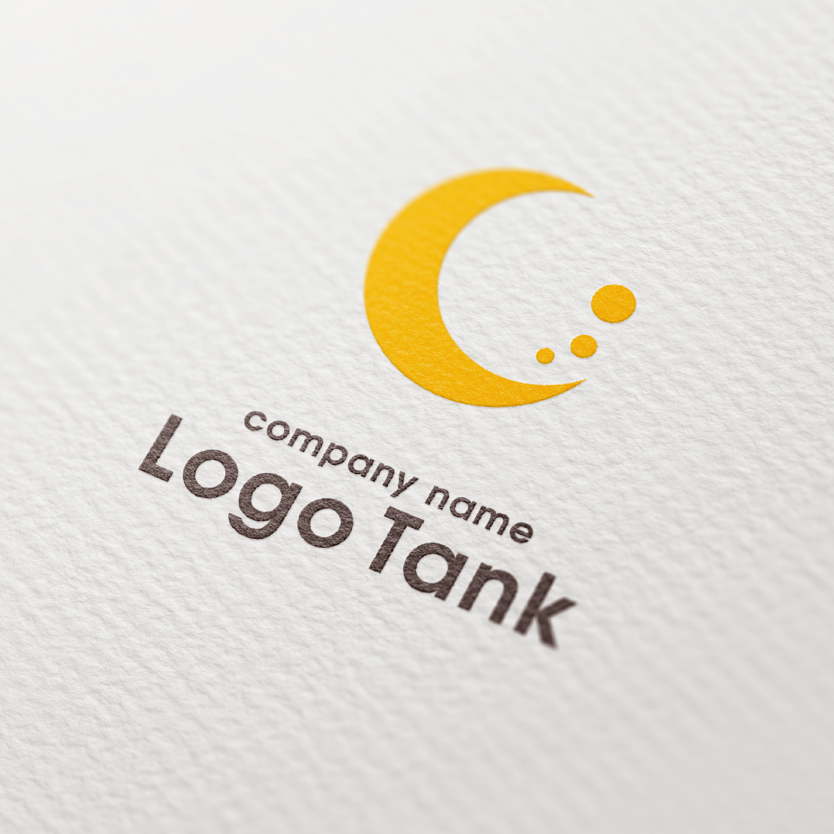 シンプルでオシャレ感のある「C」モチーフのロゴ C / 月 / 明るい / ナイトワーク / 飲食 / シンプル / フラットデザイン /,ロゴタンク,ロゴ,ロゴマーク,作成,制作
