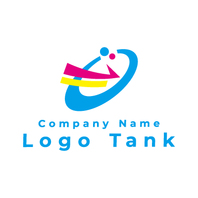 印刷のロゴ 印刷 / 明るい / ポップ / スピード / 速い / WEB / ショップ /,ロゴタンク,ロゴ,ロゴマーク,作成,制作