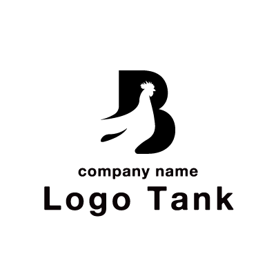 シンプル「B」「鳥」をイメージしたロゴ B / バード / 先進的 / スタイリッシュ /,ロゴタンク,ロゴ,ロゴマーク,作成,制作