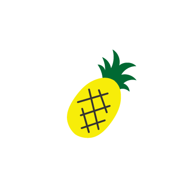 パイナップルのロゴマーク 果物 / フルーツ / 飲食店 /,ロゴタンク,ロゴ,ロゴマーク,作成,制作