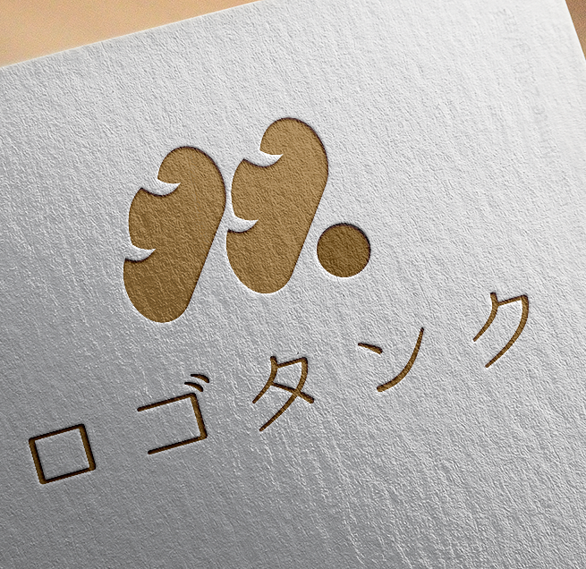 ロゴを紙に印刷したイメージ | 「M」や「パン」もモチーフにしたシンプルで親しみやすいロゴです。