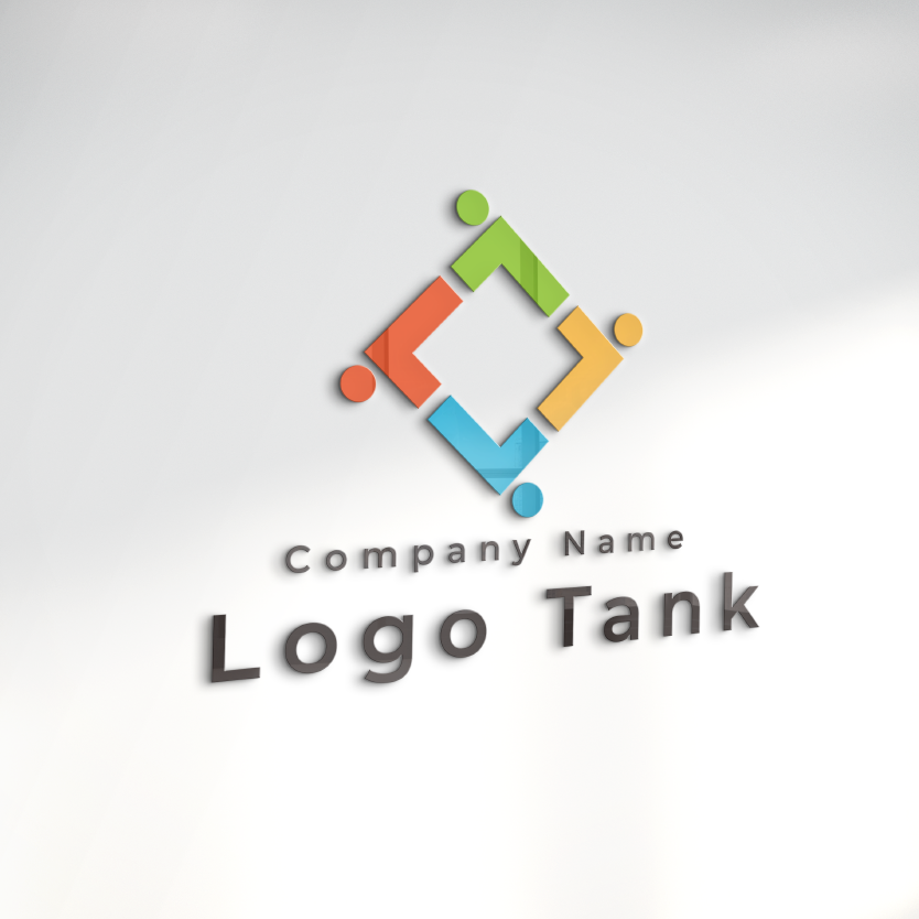 立体・カルプ看板 作成 | 人々の繋がりのロゴ