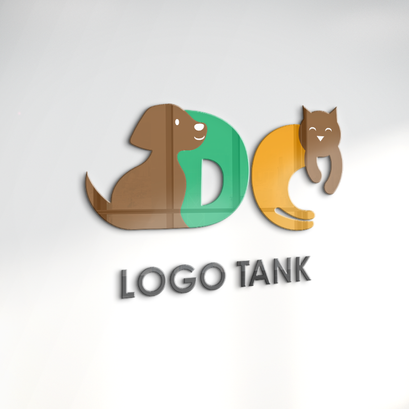 ロゴカルプ看板イメージ | 「D」ドッグ＆「C」キャット