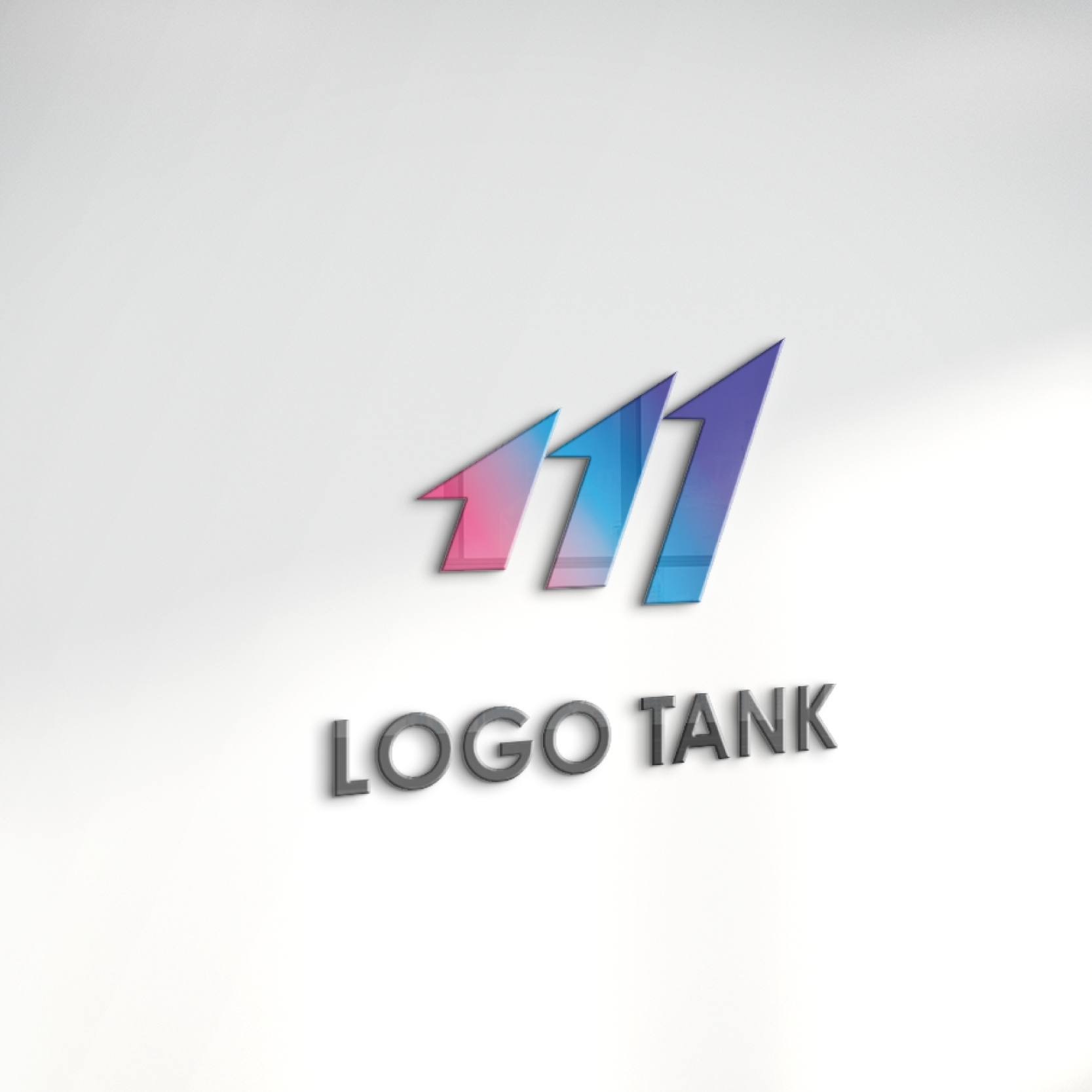 上昇を表すmのロゴ アルファベット / M / 上昇 / 右肩上がり / 矢印 / グラデーション /,ロゴタンク,ロゴ,ロゴマーク,作成,制作