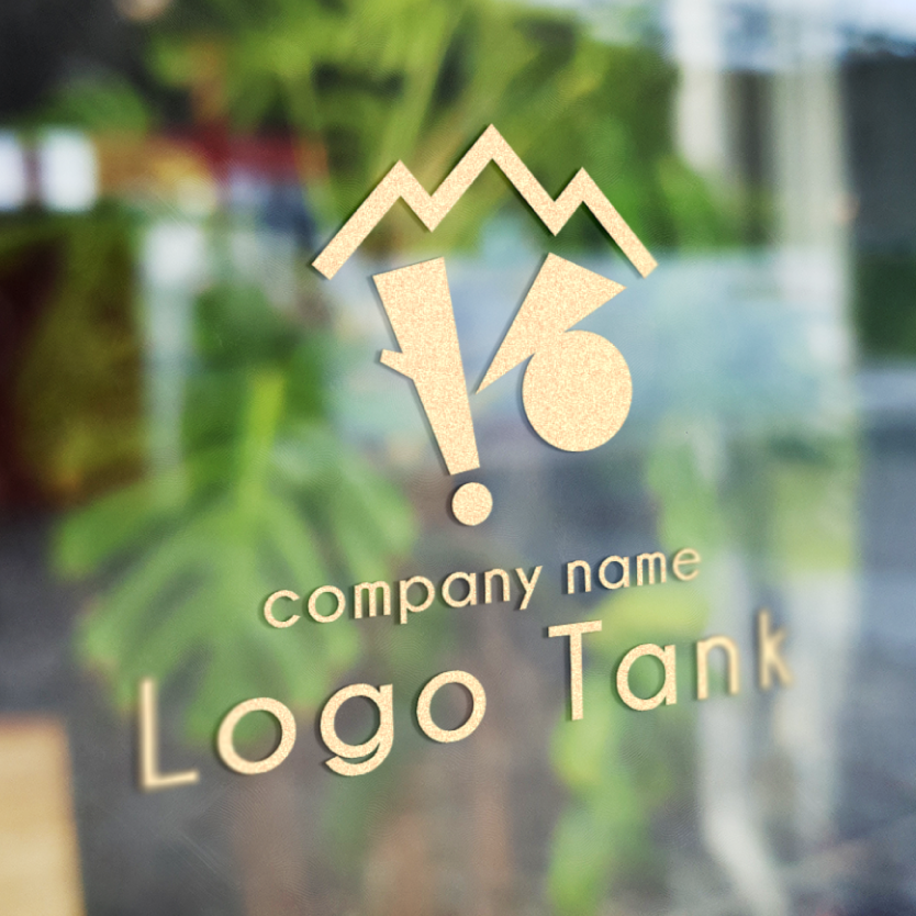 K+ヒラメキの！+山 K/!/木/パーツ/抽象的/自然/緑/茶色/山/不動産/工務店/ショップ/木材/ナチュラル/シンプル/クール/モダン/図形/ /,ロゴタンク,ロゴ,ロゴマーク,作成,制作