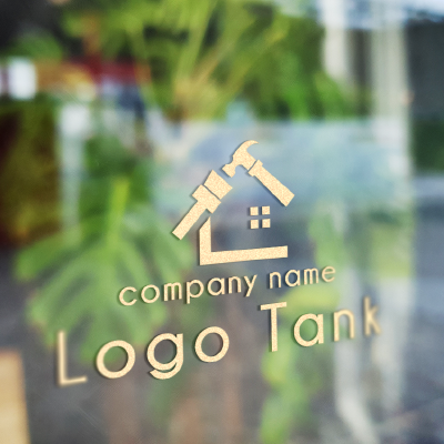 カッティングシート 作成 | 道具と家のロゴ