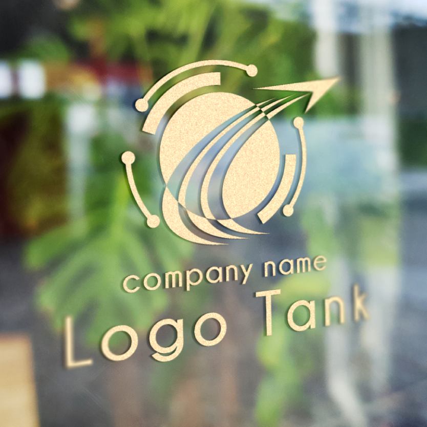 先進的なイメージ 円/先進的/システム/ネットワーク/未来/スピード/テクノロジー/クール/シンプル/青/IT/コンピューター/スクール/ /,ロゴタンク,ロゴ,ロゴマーク,作成,制作