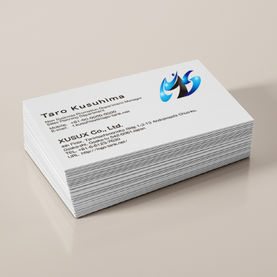 名刺・ショップカード 作成 | MとSのロゴ