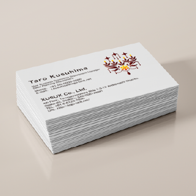 名刺・ショップカード作成 | シャンデリアのロゴ