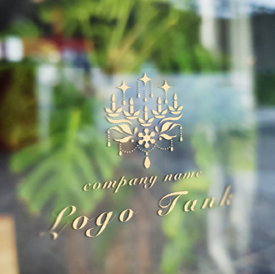 カッティングシート作成 | シャンデリアのロゴ