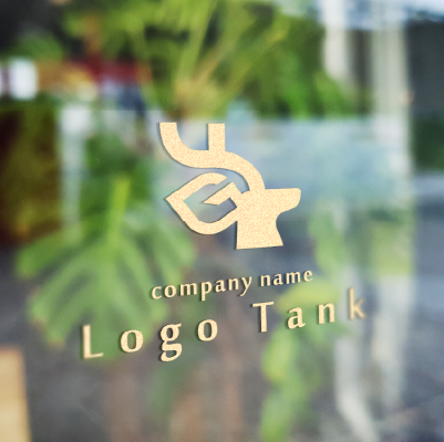 カッティングシート作成 | シカとGの文字をモチーフにしたロゴ