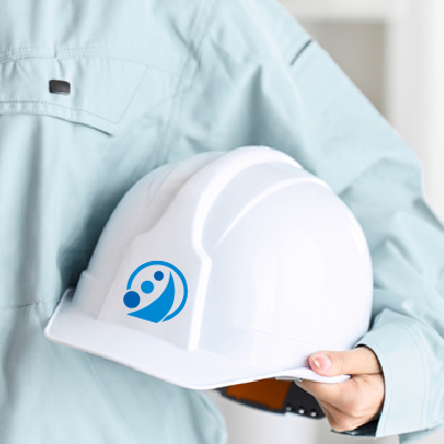 ヘルメット、ステッカー 作成 | 成長やアップのロゴ