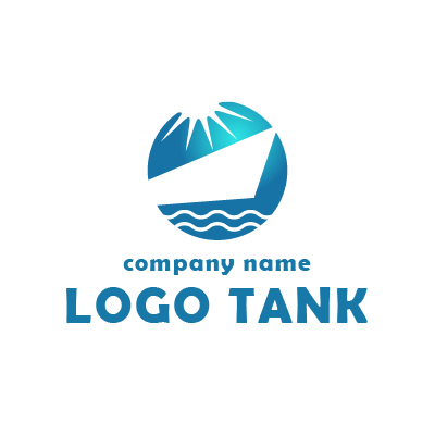 船 の漢字をベースにしたシンプルなロゴ ロゴデザインの無料リクエスト ロゴタンク