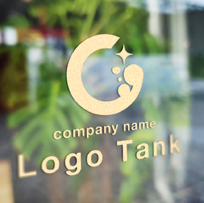 カッティングシート 作成 | Cをモチーフにしたクリーンなイメージのロゴ