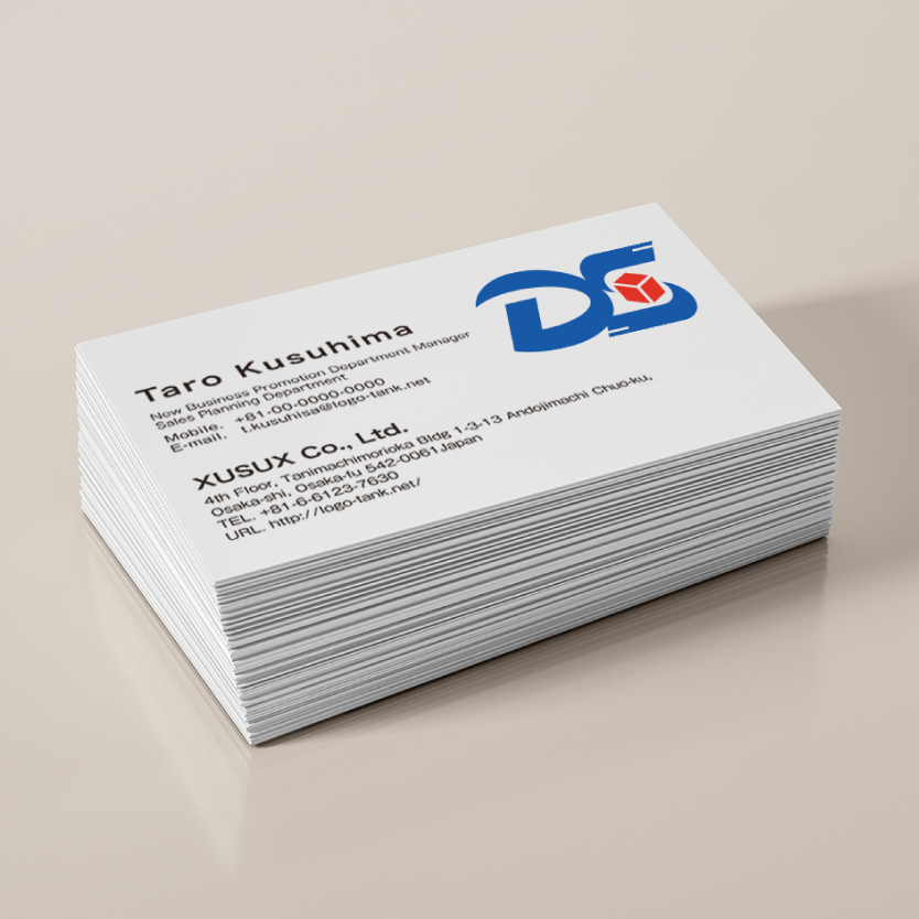 DとSのロゴ D/S/シンプル/ナチュラル/青/赤/配送/BOX/小包/箱/発送/ /,ロゴタンク,ロゴ,ロゴマーク,作成,制作