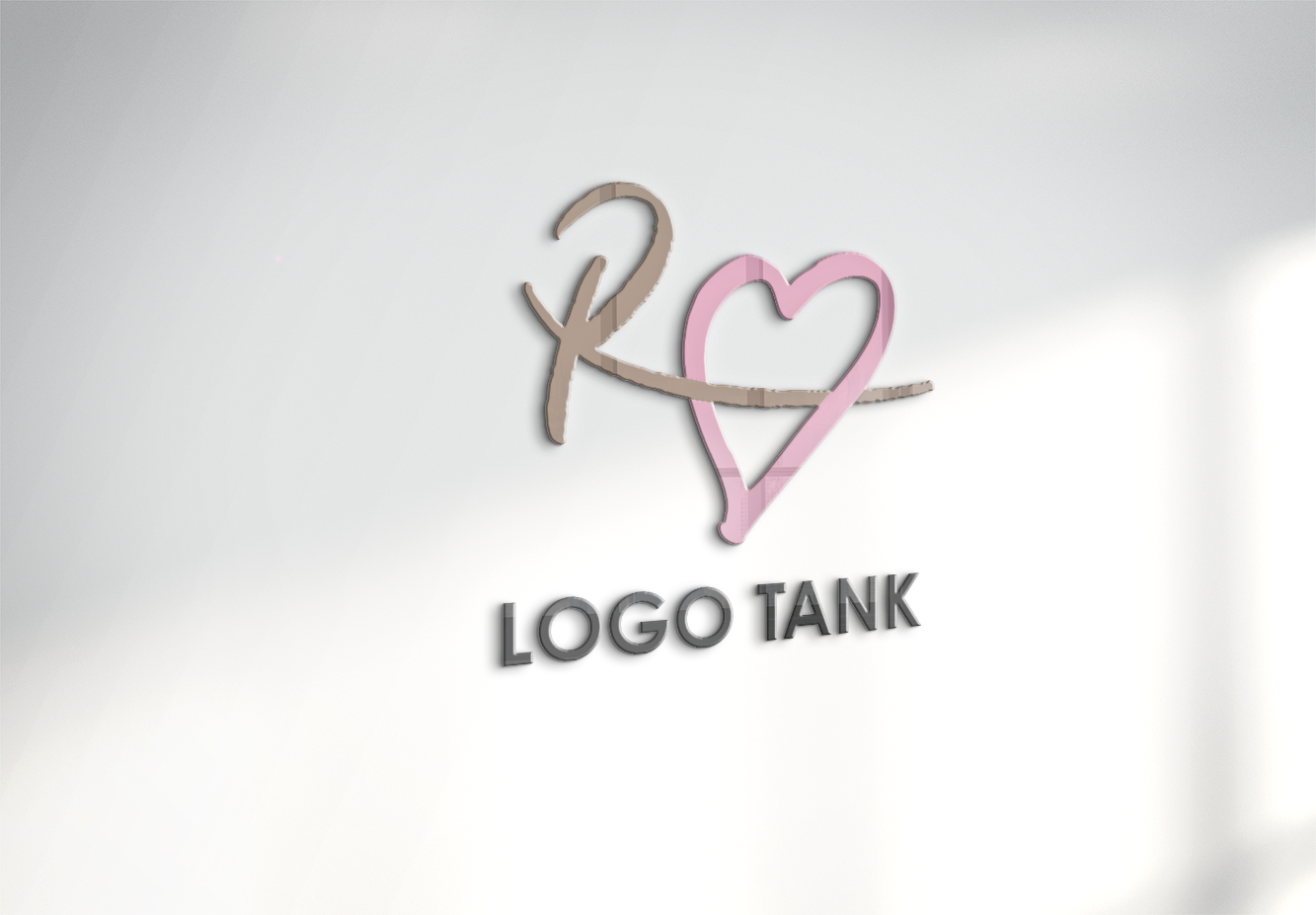 手書きのRとハートのロゴマーク ハート / 女性向け / かわいい / 柔らかい / ピンク / ナチュラル / シンプル / 上品 / ロゴマーク / ブランディング / 起業女子 / ハンドメイド / ネイルサロン / 美容室 / エステサロン / セラピスト / ベビー用品 / ギフトショップ / オンラインショップ / 作家活動 / ショップカード / セミオーダー / 女性起業家 / おしゃれロゴ / フェミニン /,ロゴタンク,ロゴ,ロゴマーク,作成,制作