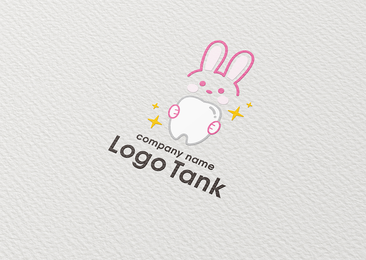うさぎと歯のロゴマーク うさぎ / 黒うさぎ / 歯 / 歯の妖精 / 歯磨き / デンタルケア / キッズ向け / キャラクター / 動物イラスト / ゆるキャラ / 可愛い / かわいい / シンプル / 幼児向け / 保育園 / 幼稚園 / 小児歯科 / 歯医者さん / 歯科医院 / 歯科ロゴ / 歯ブラシ指導 / イラスト素材 / キラキラ / 清潔感 / 健康 / ホワイトニング / 歯の健康 / マスコット / ぬいぐるみ風 / 子ども向け / 癒し系 / 萌えキャラ / ゆるふわ / パステルカラー / ハンドドローイング風 / フラットデザイン / 歯医者さん通い / 乳歯 / 永久歯 / 歯科教育 / 歯磨き指導 / 歯を大切に / 虫歯予防 / 口腔ケア / 舌磨き / 入れ歯 / 差し歯 / 虫歯 /,ロゴタンク,ロゴ,ロゴマーク,作成,制作