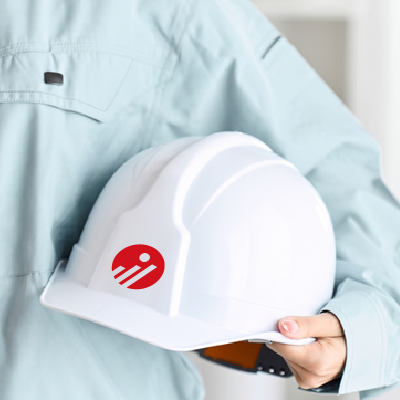 ヘルメット、ステッカー 作成 | 配送・配達のロゴ