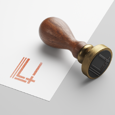 ゴム印・スタンプ作成 | Uと医療のロゴ