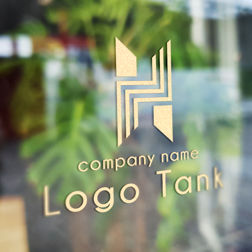 Hのロゴ H/未来/道/建物/ドア/前進/青/赤/モダン/シンプル/不動産/ホテル/飲食/明日/扉/希望/ /,ロゴタンク,ロゴ,ロゴマーク,作成,制作