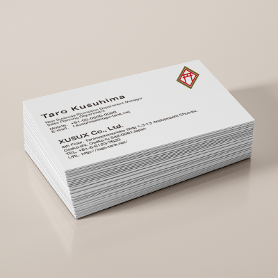 名刺・ショップカード 作成 | 和風な鳥居のロゴ