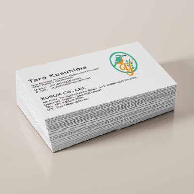 名刺・ショップカード作成 | カワセミとアルファベットのYをイメージしたロゴ