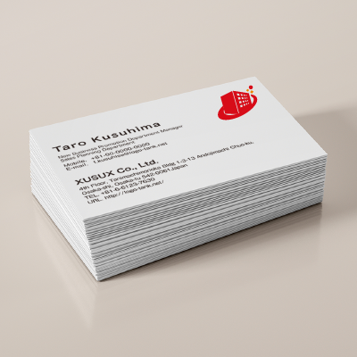 名刺・ショップカード 作成 | 団地をイメージしたロゴ