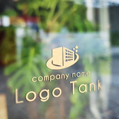 カッティングシート 作成 | 団地をイメージしたロゴ