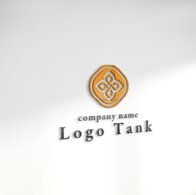 立体・カルプ看板作成 | 輪・繋がりを感じさせる家紋風のロゴ