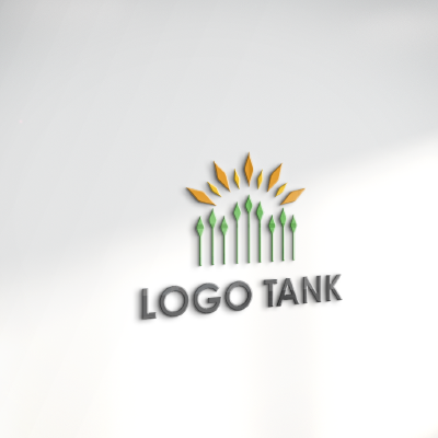 立体・カルプ看板 作成 | 草木と太陽のロゴ