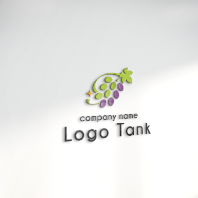 立体・カルプ看板作成 | アルファベットのTとぶどうをイメージしたロゴ