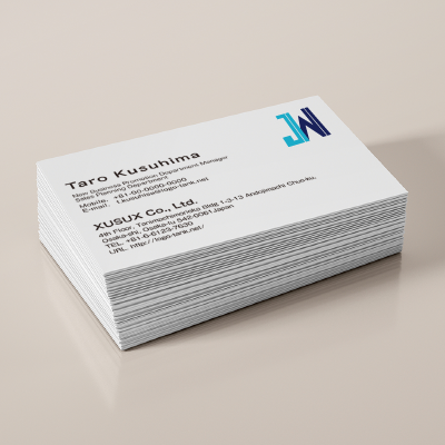 名刺・ショップカード 作成 | JとWのロゴ