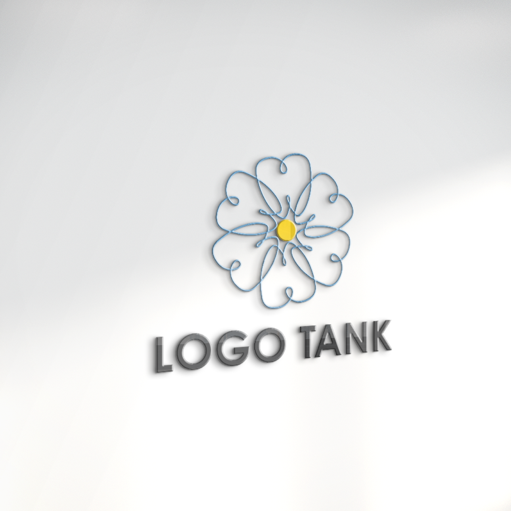 菊と歯のイメージのロゴ 菊 / 花 / 歯 / 歯科 /,ロゴタンク,ロゴ,ロゴマーク,作成,制作